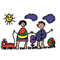 Icon für St. Anna im Footer der Homepage der Kindergärten Burgebrach