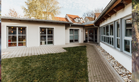 Slider im Kopf der Homepage der Kindertagesstätten Burgebrach - St. Vitus mit Verlinkung